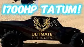 TWIN TURBO V8 Tatum Sandrail! Wheelies up AND down Oldsmobile Hill #glamis #tatum #ultimatetoytrader