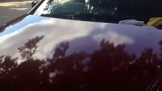 Mercedes W204 C220 CDi - Faded Mars Red bonnet paint reference video