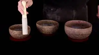 Meinl Origin 3 Singing Bowl Set (Example) - Unlimited Singing Bowls