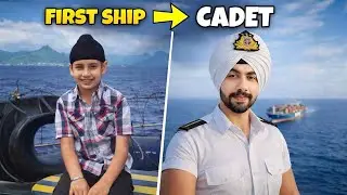 My Merchant Navy Journey 🚢 | From 10-Year-Old Ship Experience to Cadet