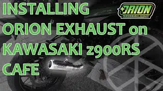 Installing Orion Exhaust on Kawasaki z900RS Cafe