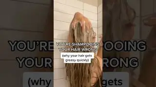 The Ultimate Shampoo Hack for Greasy Roots! #shampoo #shorts
