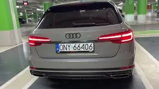 AUDI A4 B9 LIFT 40TDI 190KM BLACK EDITION S-TRONIK S-LINE KOLOR NARDO GRAU OD 