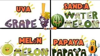 Spanish alphabet lore song for fruits 