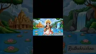 Saraswati Maiya looses her cool😅 #basantpanchami  #happysaraswatipujo  #radhe #bhagwanjiserioushogye