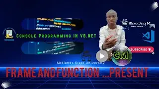 Introduction to VB Console Programming (FRAME AND FUNCTION)