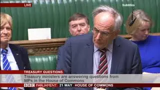 Peter Bone MP at Treasury Questions