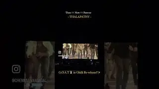 Ways to celebrate Thalapathy|| Ghilli Re-release la G.O.A.T uhhh🔥🔥|| Vetri Theatres || Chennai