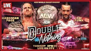 🔴 CM Punk vs Hangman Adam Page MAIN EVENT!!! AEW Double Or Nothing 2022 Live Stream: Watch Along