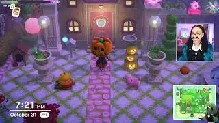 ∘⤐💚 brewster cosplay | halloween decorating ✨| animal crossing new horizons