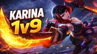 KARINA İLE OYUNU TEK BAŞIMA TAŞIYORUM | MOBILE LEGENDS BANG BANG RANKED