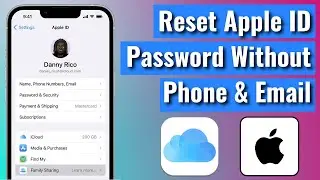 How to Reset Apple ID Password Without Phone Number 2023 | Forgot Apple ID Password