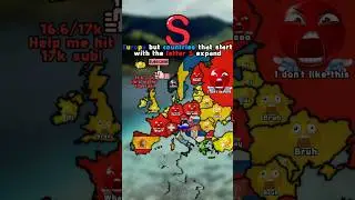 Europe but countries that start with the letter S expand    #mapping