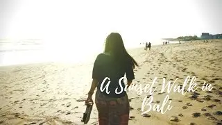 Cinematic 4K Test Footage | A Sunset Walk in Batu Belig Beach Bali