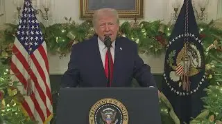 President Trump gives prime-time address insisting the economy is stronger than many voters feel
