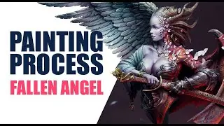 Painting Process: Fallen Angel