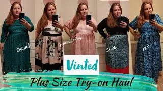 VINTED Plus Size Try-on Haul - F&F, Boohoo, Yours Clothing, Studio, etc.