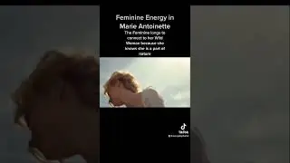 The Feminine Wild Woman is connected to nature in Marie Antoinette #feminineenergy #divinefeminine