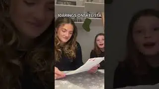 Vad &ouml;nskar sig en 10-&aring;ring i julklapp?🎁 #julklapp #barn