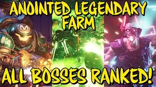 Borderlands 3 Best ANOINTED LEGENDARY Weapon Farm! ALL Borderlands 3 Bosses Ranked
