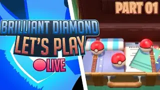 Linky's LIVE Pok&eacute;mon Brilliant Diamond Let's Play! - PART 1