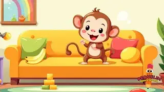 🎨🎶 🌴 Mono en la selva canta y brinca &ndash; M&uacute;sica infantil con naturaleza
