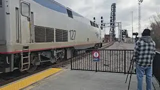 AMTK 158 leaving Norfolk Station