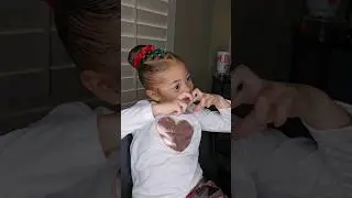 Cute Christmas Tree Hairstyle Tutorial 🎄 #christmashair #hairtutorial #kidshairstyle #naturalhair
