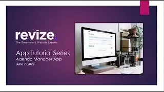 Webinar: NEW Agenda Manager App