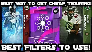 BEST WAY TO GET CHEAP TRAINING! BEST FILTERS FOR CHEAPEST TRAINING! MADDEN 21