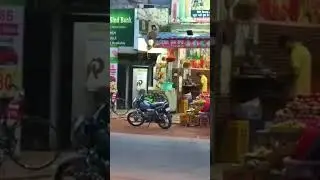 monkey stealing from shop #funny #robbery #ytshorts #shorts