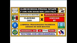 CLAUDI&Atilde;O E DAN (QUI0SQUE SG UBATUBA) X VIN&Iacute;CIUS E MI ( A. Z&Eacute; GALINHA ) 6&ordf; COPA L&Uacute;CIO POLITI - 2&ordf;ptd