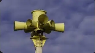 Carter air raid siren with fire Alarm sound