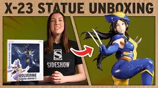 Котобукия Росомаха X-23 Лаура Кинни Marvel Люди Икс Распаковка статуи Bishoujo