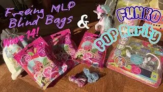 Freeing MLP Blind Bags Wave 14 ponies & MLP Hasbro POP Wave 1 Starter Kit Rarity! ᝰ | MLP Unboxing 𐂃
