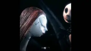 They were Meant to be together ❤️ #nightmarebeforechristmas #jackskellington #sally #fyp #edit