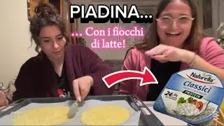 PROVIAMO A FARE LA PIADINA CON I FIOCCHI DI LATTE! 🥛🫓/ Top o flop?! 🤔