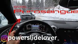 Can I keep up with @PowerslideLover?? FERRARI PUROSANGUE on Passo Giau | Mercedes SL63 AMG 4K POV