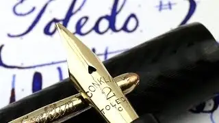 Vintage Conklin Crescent-filler Fountain Pen - Flexible Toledo Nib