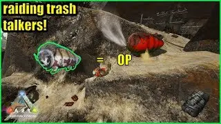 SOAKING TRASH TALKERS WITH GASBAGS | ARK SMALL TRIBES PVP