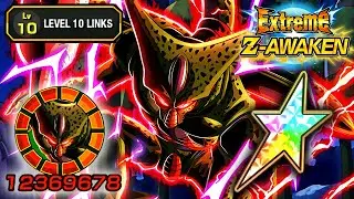 100% EZA LR TEQ 1ST FORM CELL LEVEL 10 LINKS SHOWCASE! Dragon Ball Z Dokkan Battle