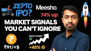 4 Big Market Stories: Zepto IPO, Meesho Rally, Rupee Crash & Shakti Pumps Boom