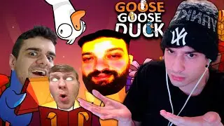 GOOSE GOOSE DUCK COM OS GURI É SEMPRE UMA LAVAGEM CEREBRAL (É BIZARRO COMO A GENTE É BURRO)