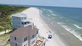 Folly Beach Drone Footage