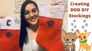 How to Create Dog Christmas Stockings with materials you may already have at home | DIY Ideas