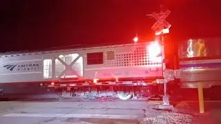 BNSF and Amtrak, Both with Funky Horns, Meet in Mendota, IL 10/12/25