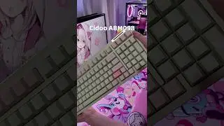 Cidoo ABM098 teclado mec&acirc;nico top do Aliexpress #pcgamer #pcgamerbrasil #pcrosa #pcbranco #pcpink
