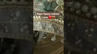 new mirror work lace se design Karen apna outfit #fancyzari #trending #viral @fancyzari