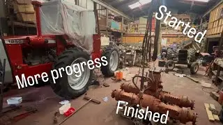 STARTED on the DAVID BROWN , mF axles finished 👍