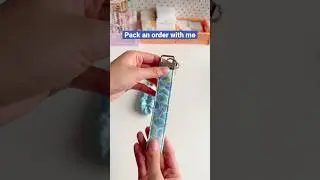Pack an order with me #smallbusinessowner #australia #packingasmr #packing #keyfob #wristlet #asmr